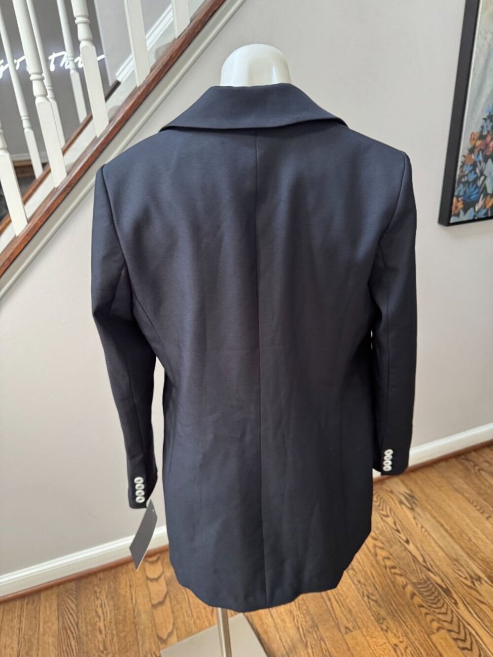 NWT TUCKERNUCK Midnight Navy Beckham Blazer Dress Size Medium - Picture 3 of 4